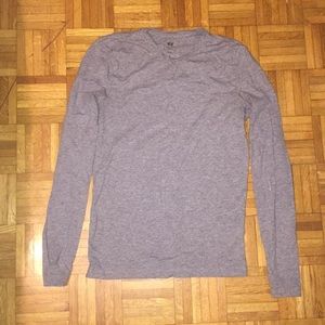 GREY LONG SLEEVE H&M TEE SHIRT